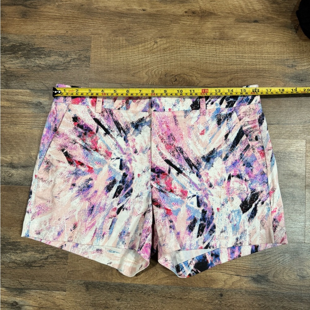 Calvin Klein Women's Abstract Pink Shorts - Picture 5 of 6